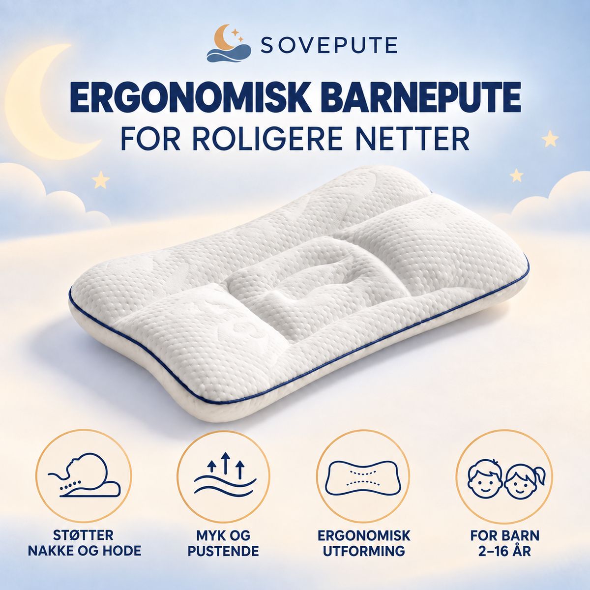 Sovita™ Ergonomisk Barnepute