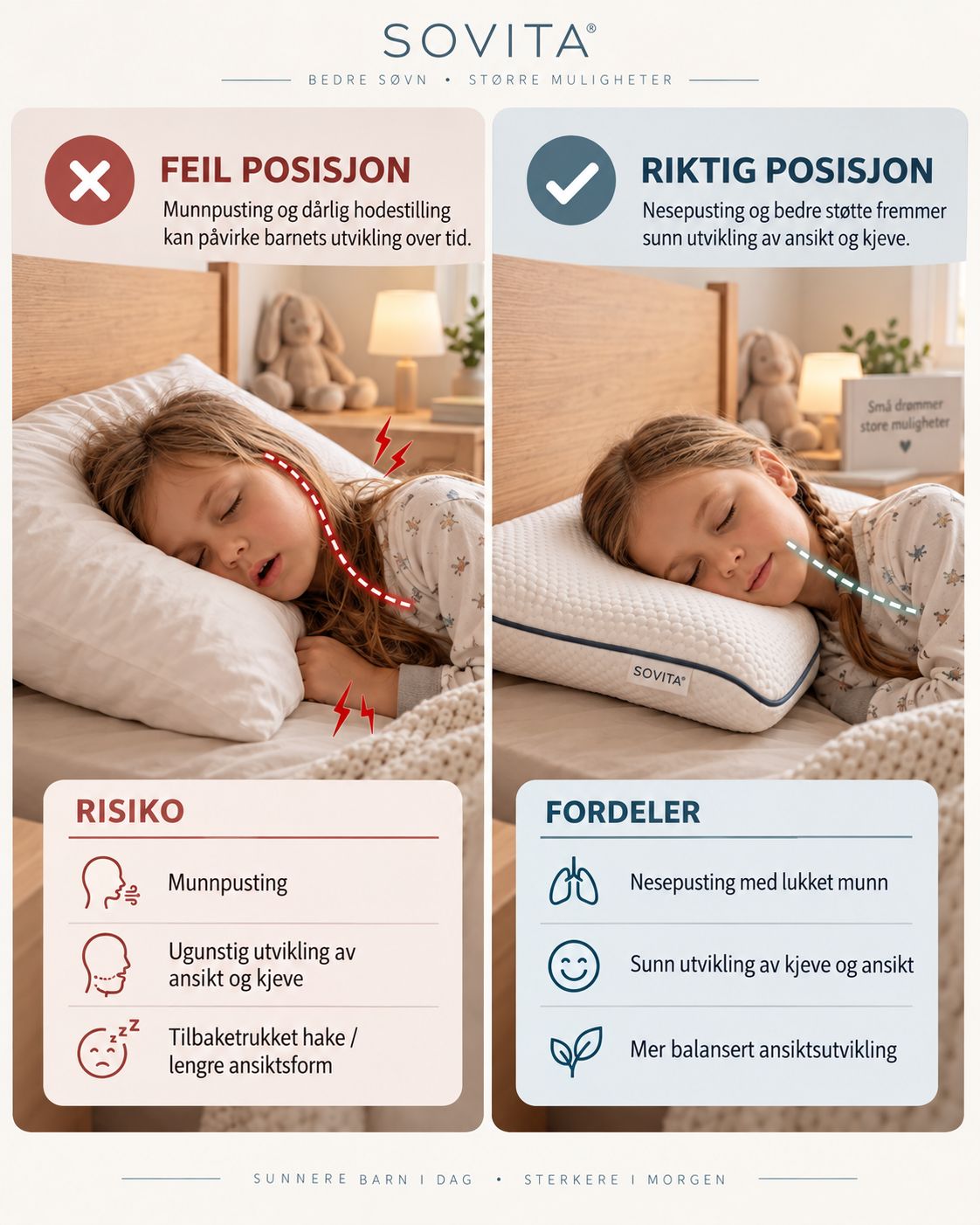 Sovita™ Ergonomisk Barnepute
